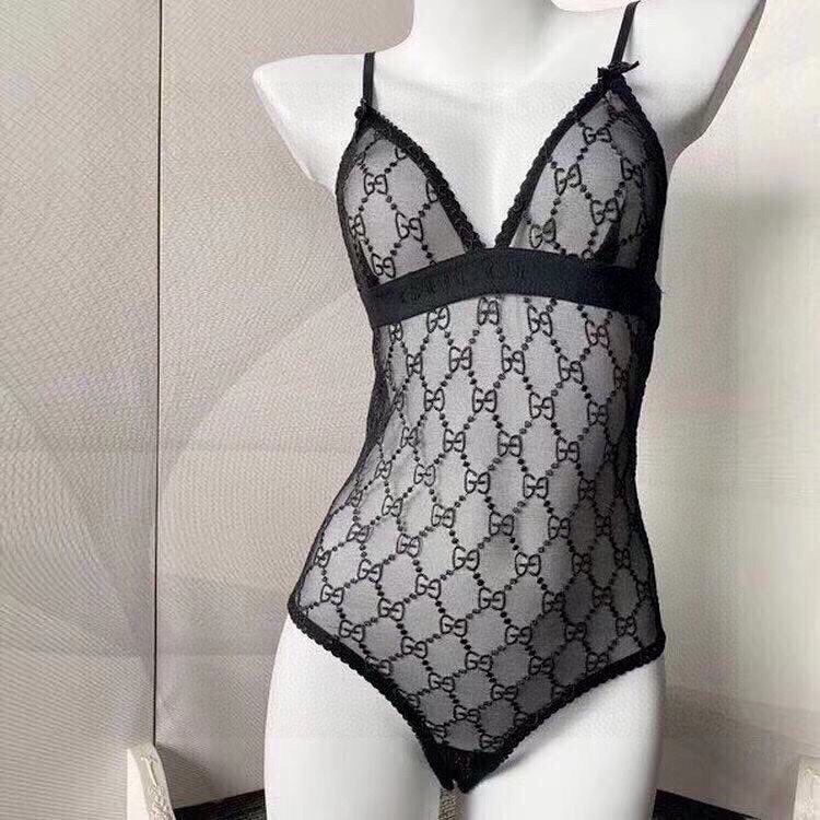 Gucci GG Tulle Bodysuit - DopestKickz