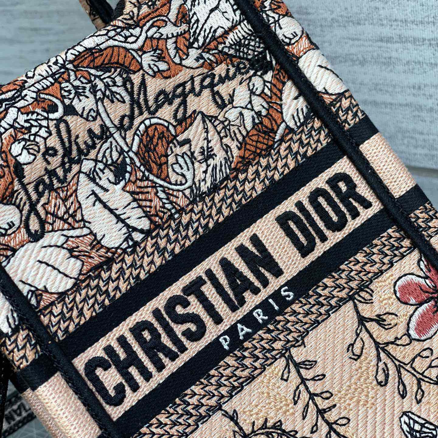 Dior Mini Dior Book Tote Phone Bag - DopestKickz