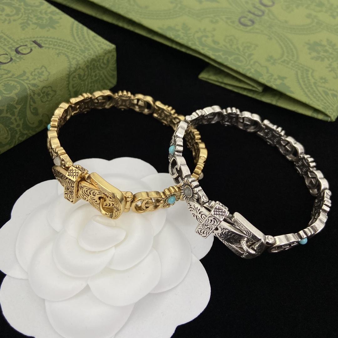 Gucci Double G Flower Bracelet - DopestKickz