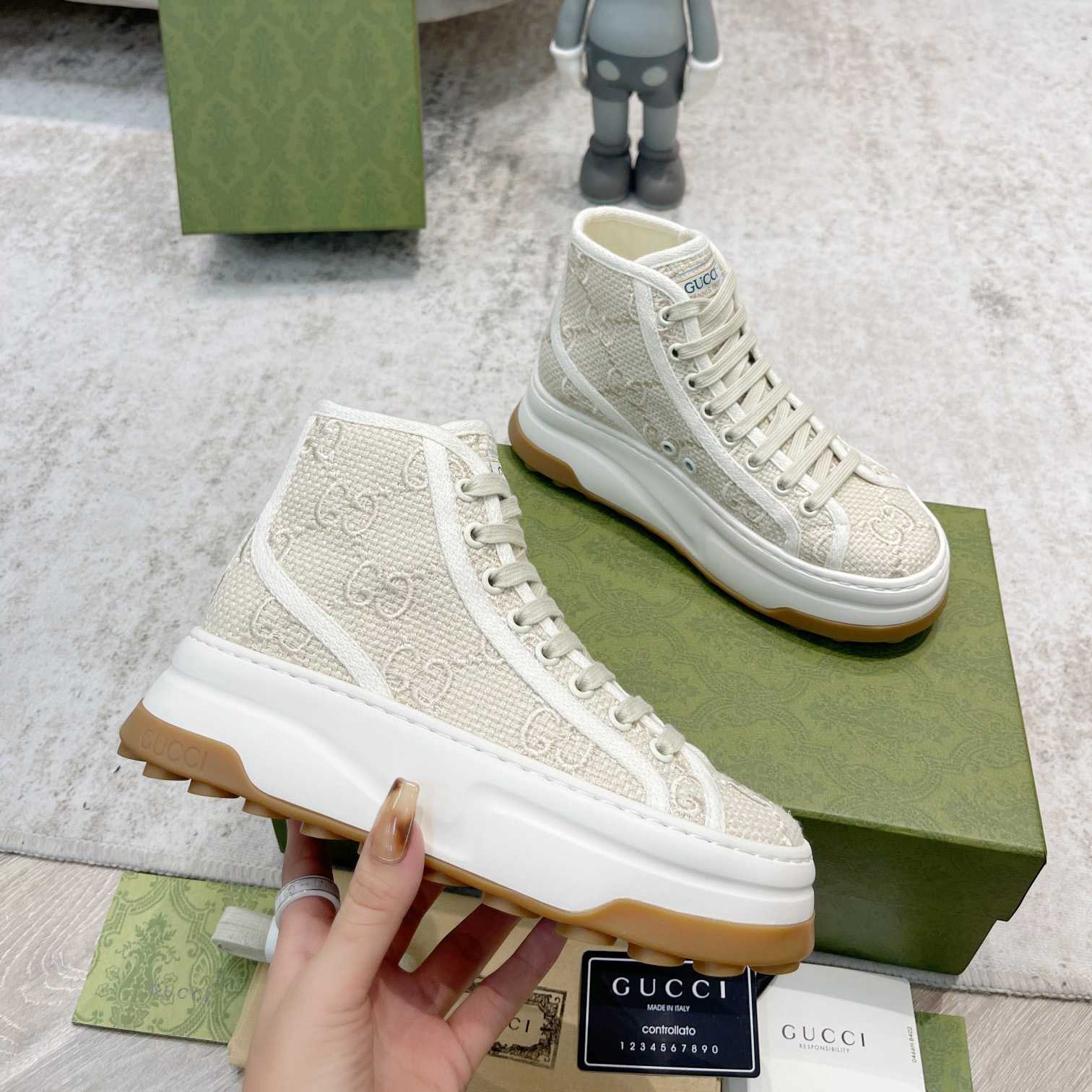 Gucci GG High Top Sneaker - DopestKickz