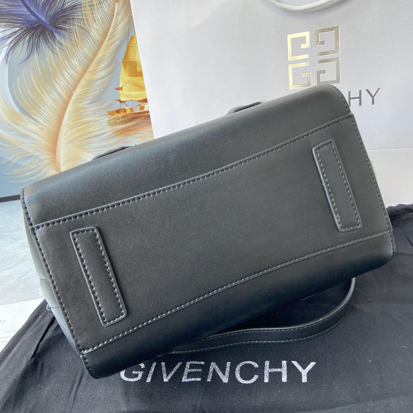 Givenchy Mini Antigona Lock Bag In Box Leather (23*27*13cm) - DopestKickz