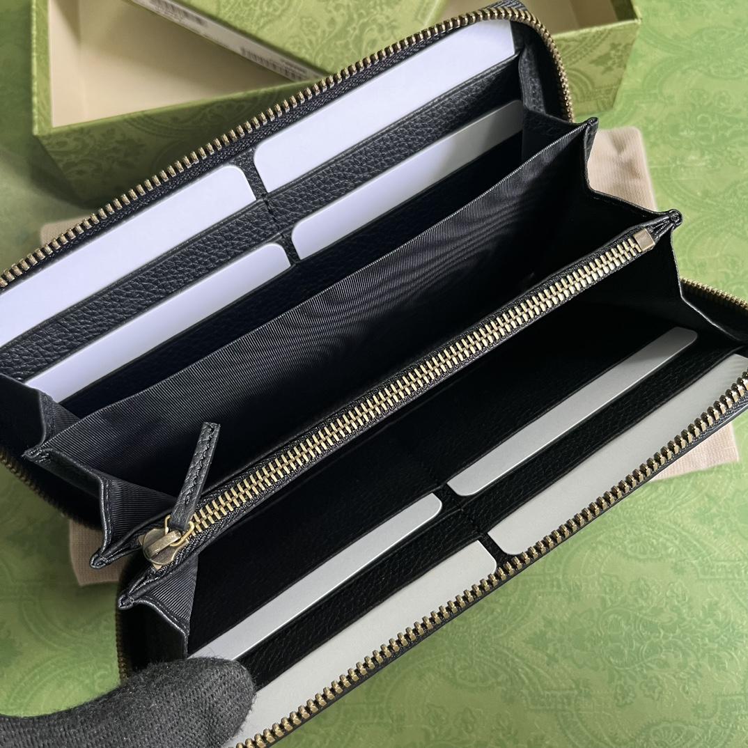 Gucci Zip Around Wallet With Bamboo(19.5*11*3cm) - DopestKickz