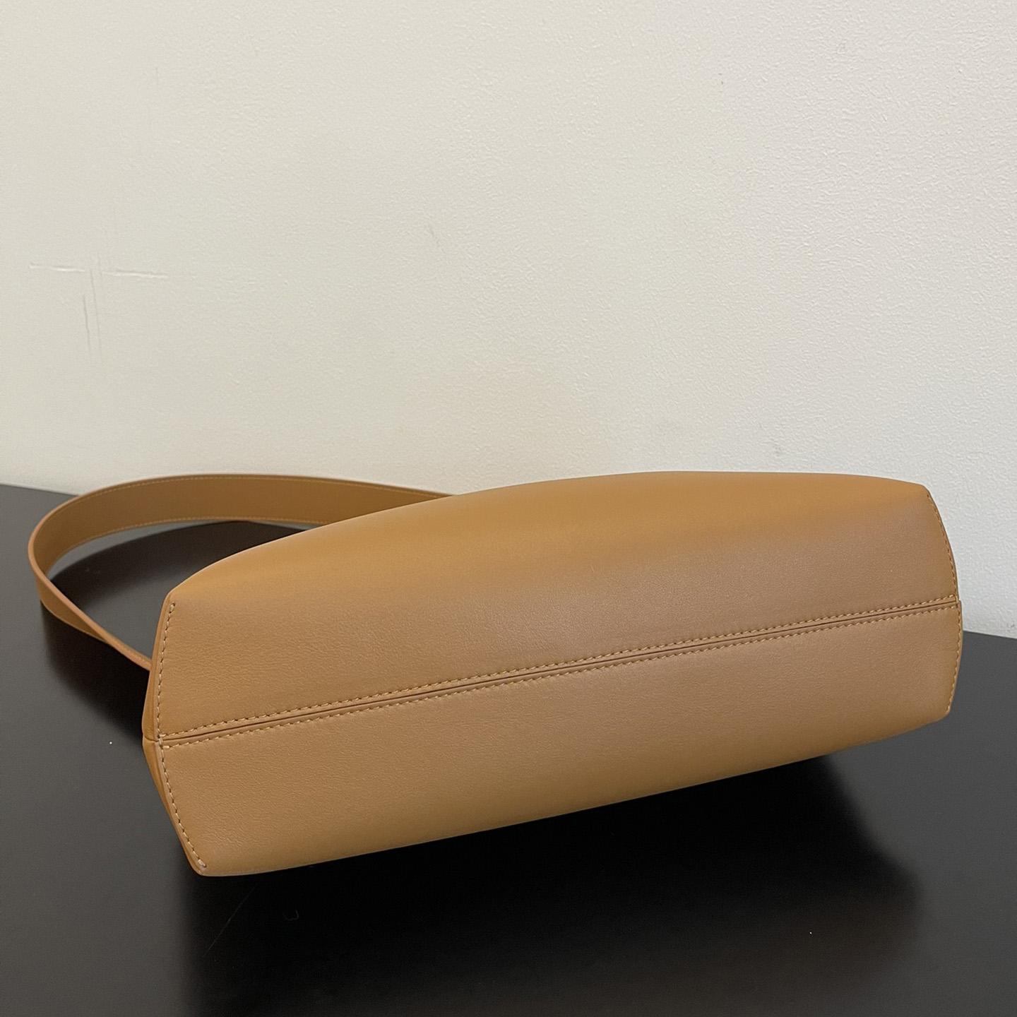 Fendi First Medium Brown Leather Bag - DopestKickz