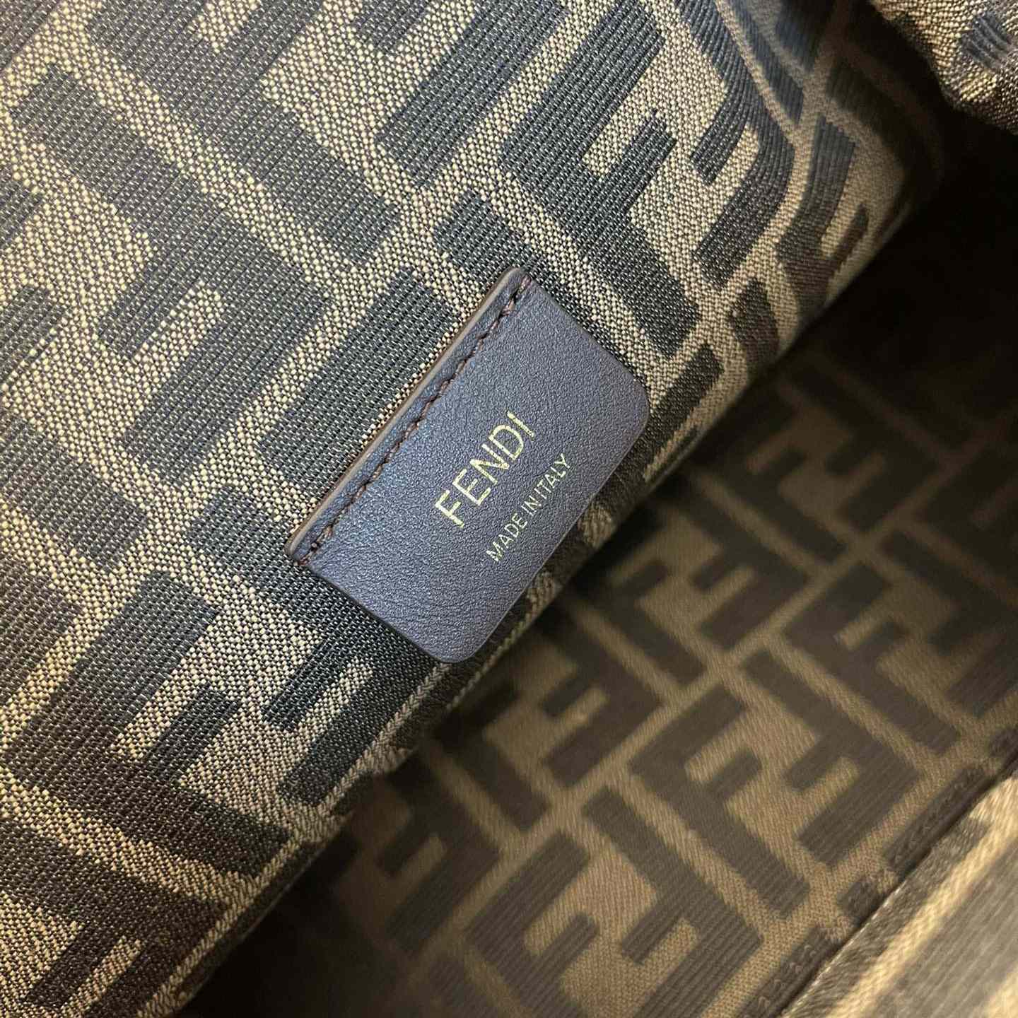 Fendi First Medium Brown Leather Bag - DopestKickz