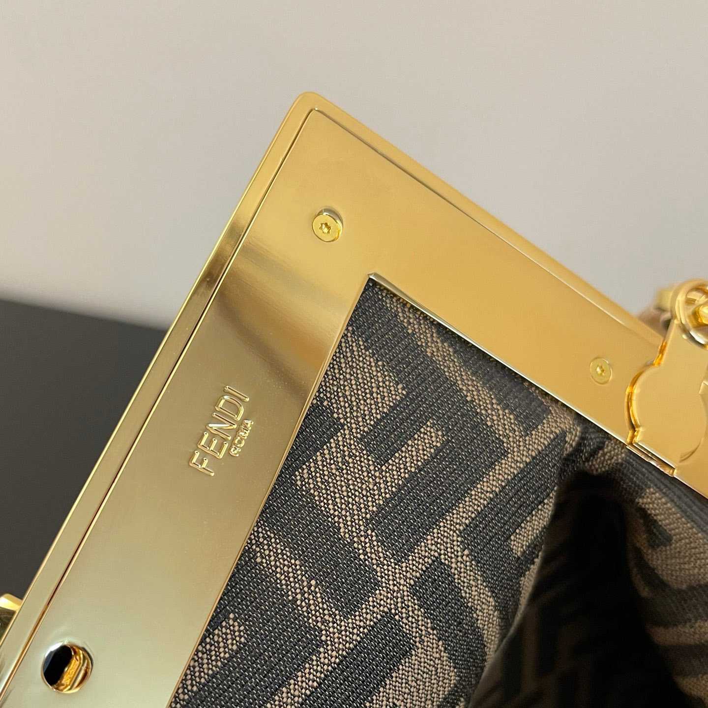 Fendi First Medium Brown Leather Bag - DopestKickz