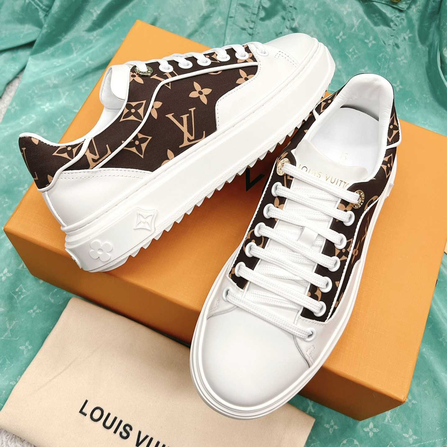Louis Vuitton Time Out Sneaker (upon uk size)   - DopestKickz