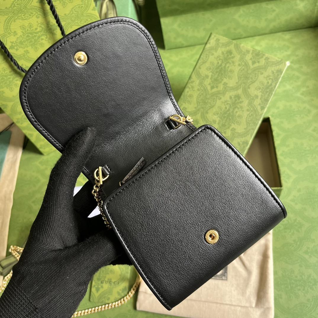 Gucci Blondie Medium Chain Wallet(12.5-11-2.5cm) - DopestKickz