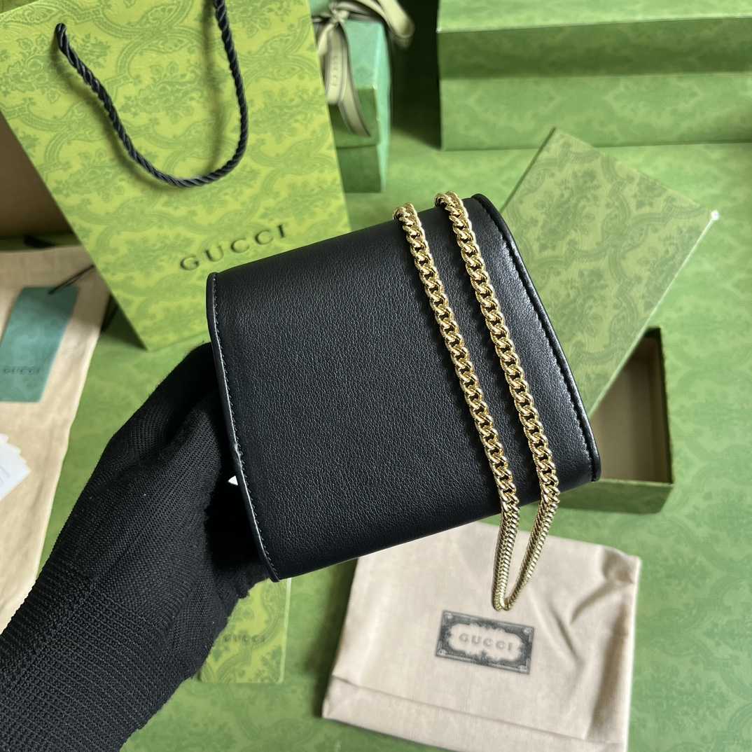 Gucci Blondie Medium Chain Wallet(12.5-11-2.5cm) - DopestKickz