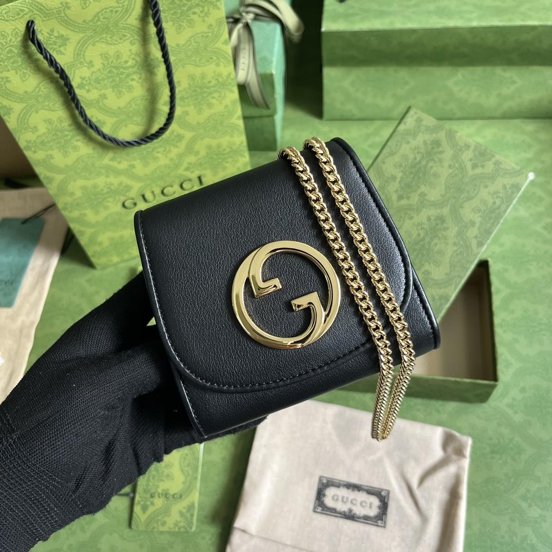 Gucci Blondie Medium Chain Wallet(12.5-11-2.5cm) - DopestKickz
