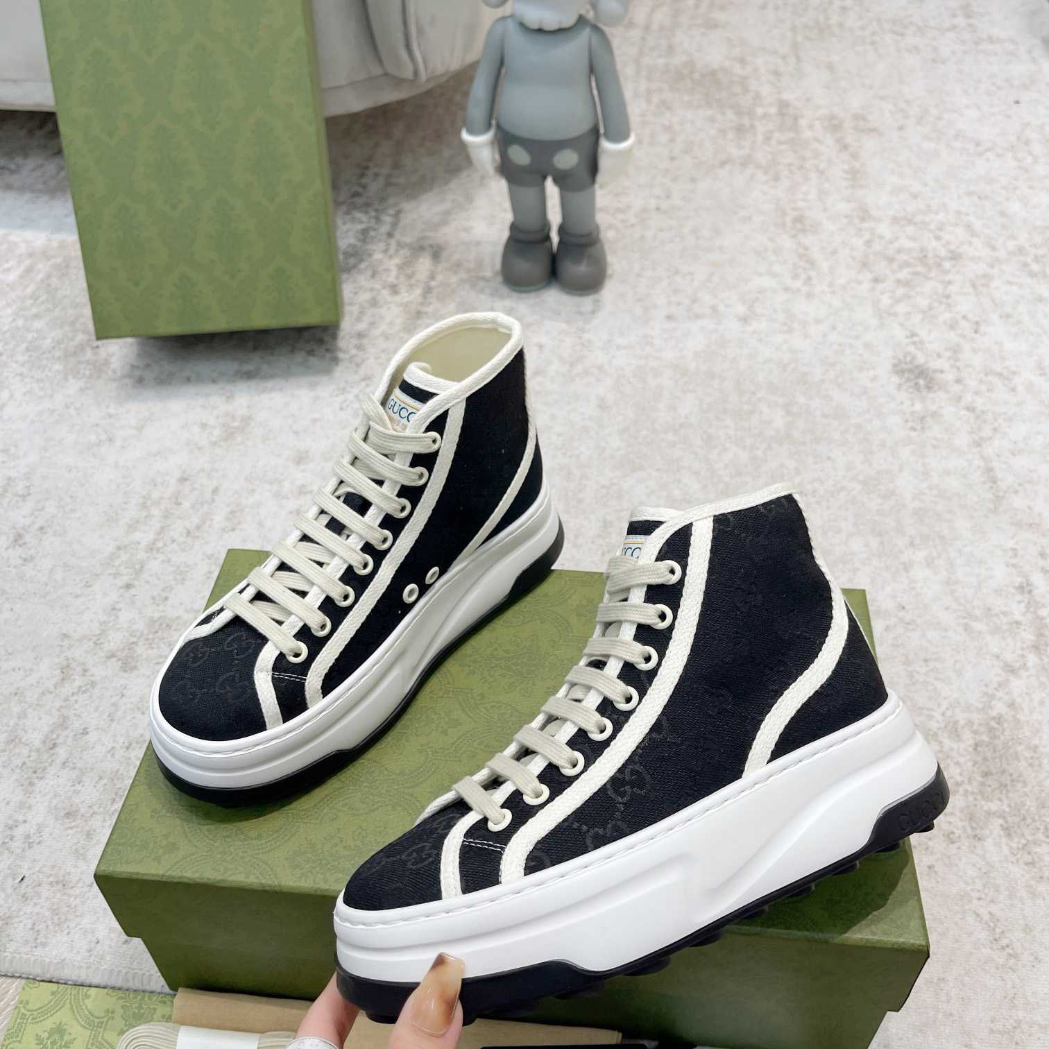 Gucci GG High Top Sneaker - DopestKickz