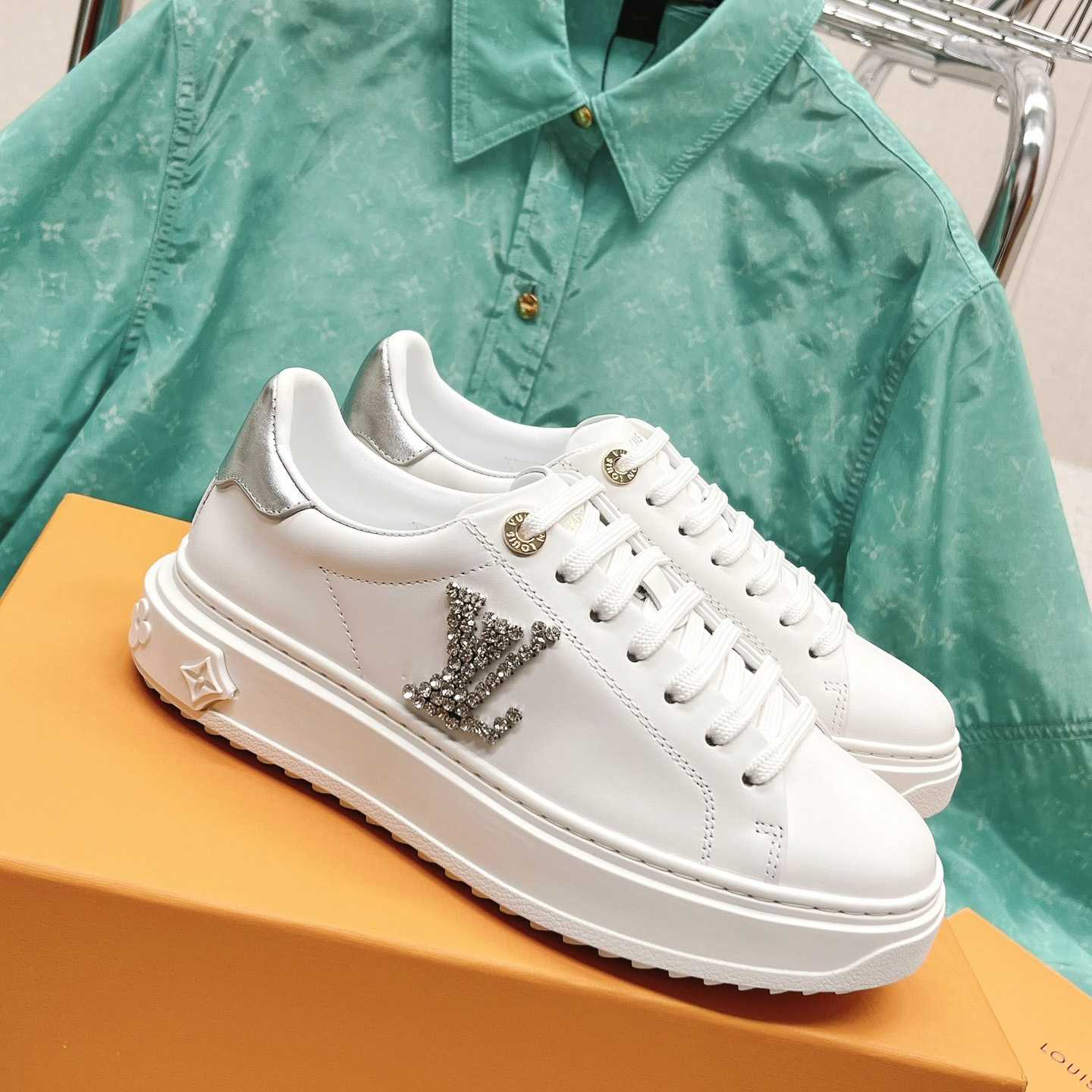 Louis Vuitton Time Out Sneaker (upon uk size)  1AAW10 - DopestKickz