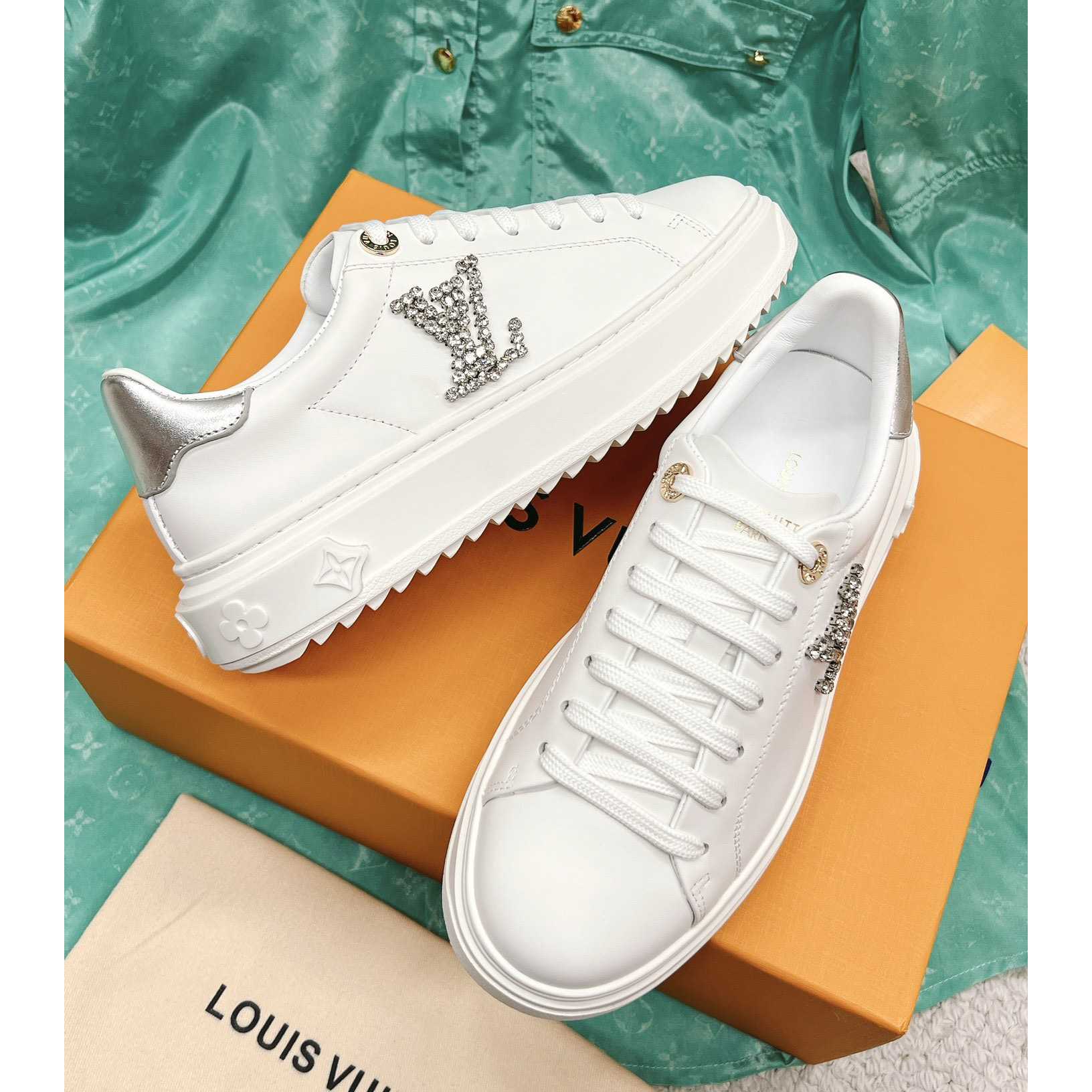 Louis Vuitton Time Out Sneaker (upon uk size)  1AAW10 - DopestKickz