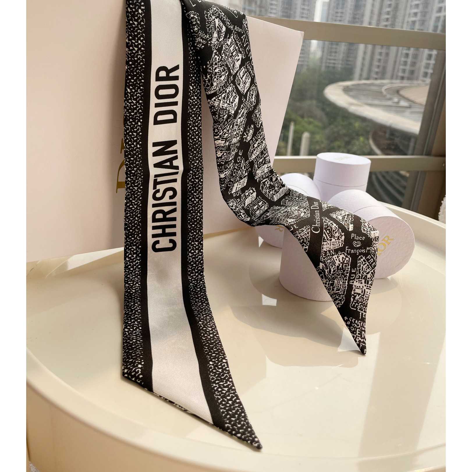 Dior Plan de Paris Mitzah Scarf  - DopestKickz