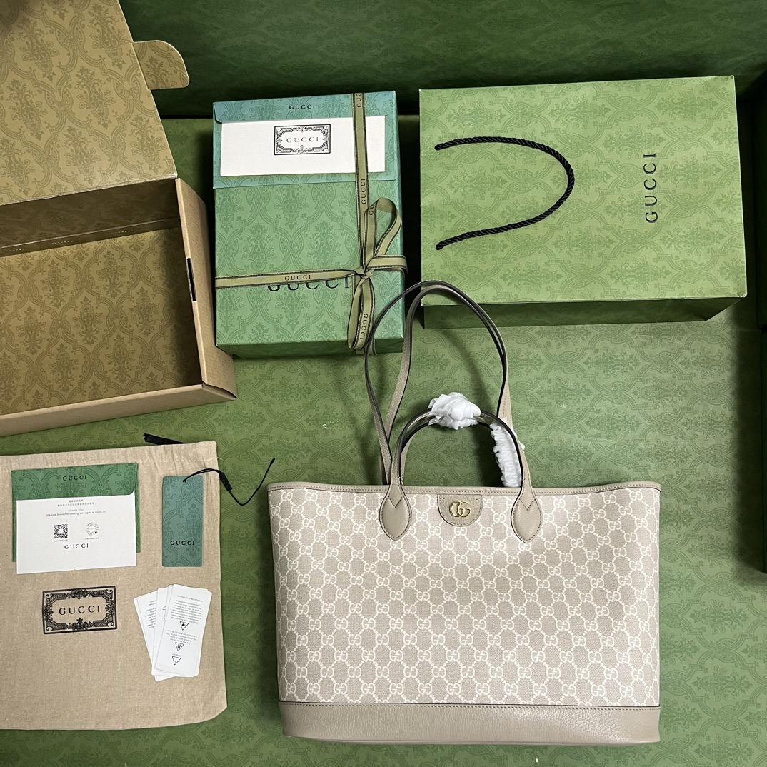 Gucci Ophidia Medium Tote Bag(38.5-28.5-15cm) - DopestKickz