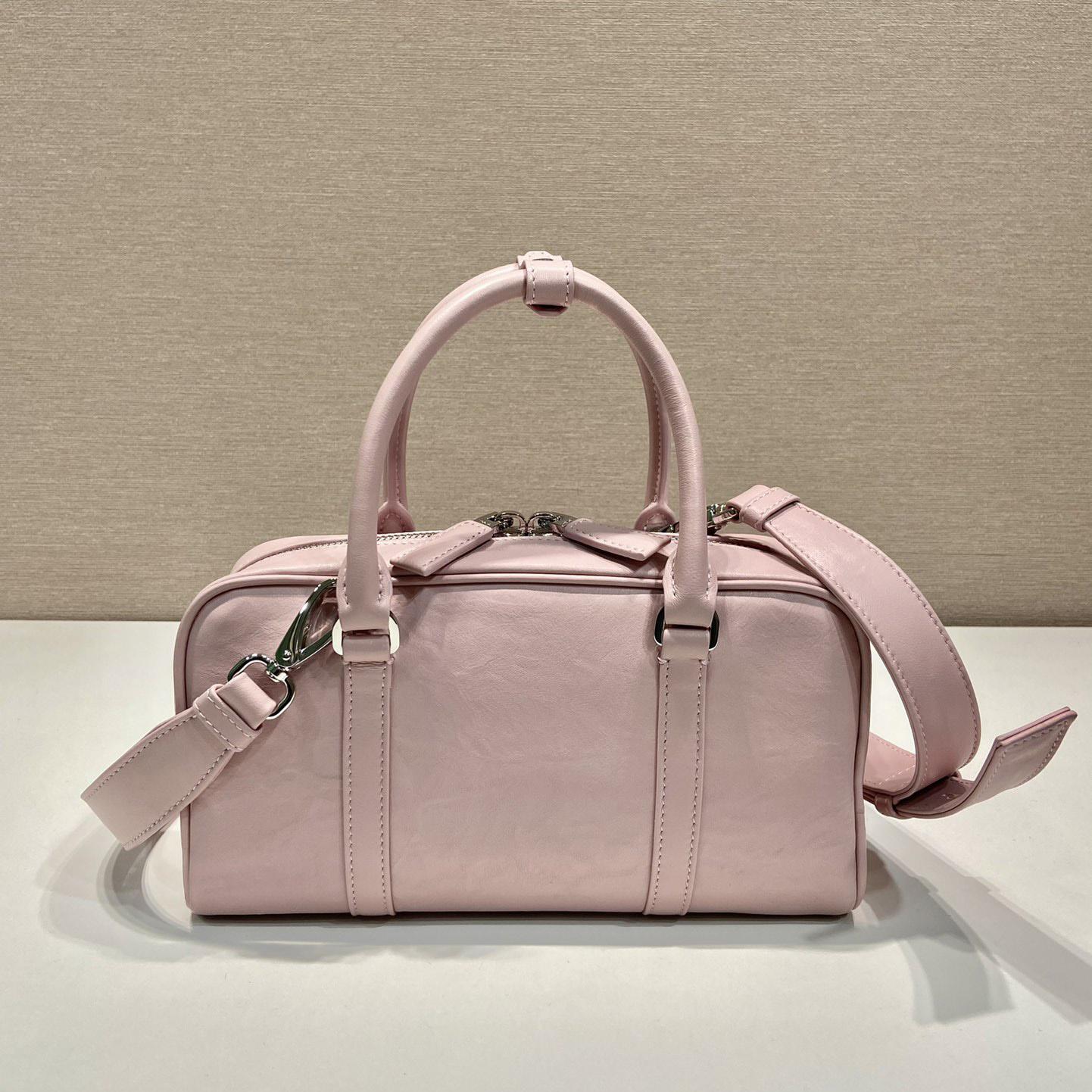 Prada Antique Nappa Leather Multi-pocket Top-handle Bag - DopestKickz