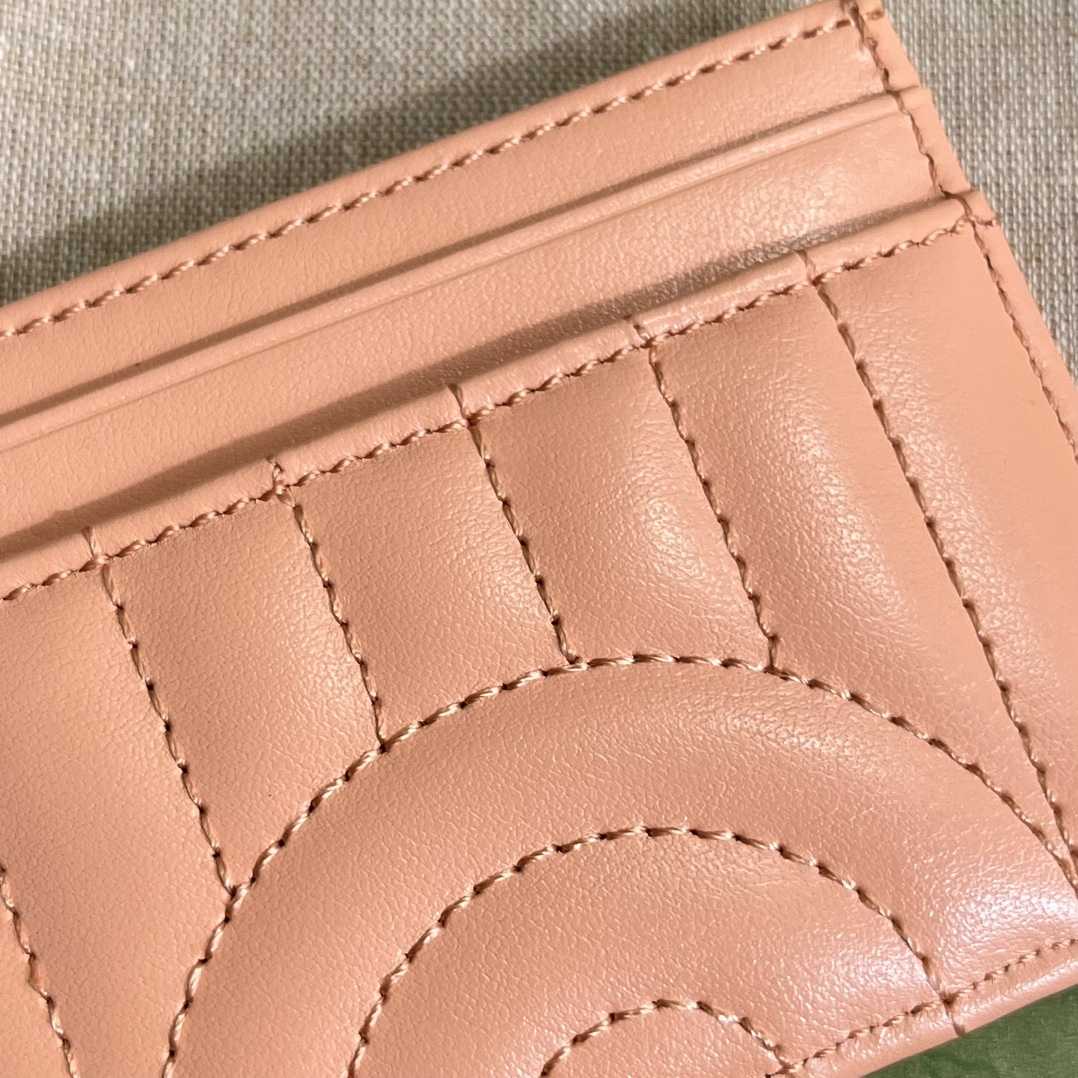 Gucci GG Marmont Matelassé Card Case(10-7cm) - DopestKickz