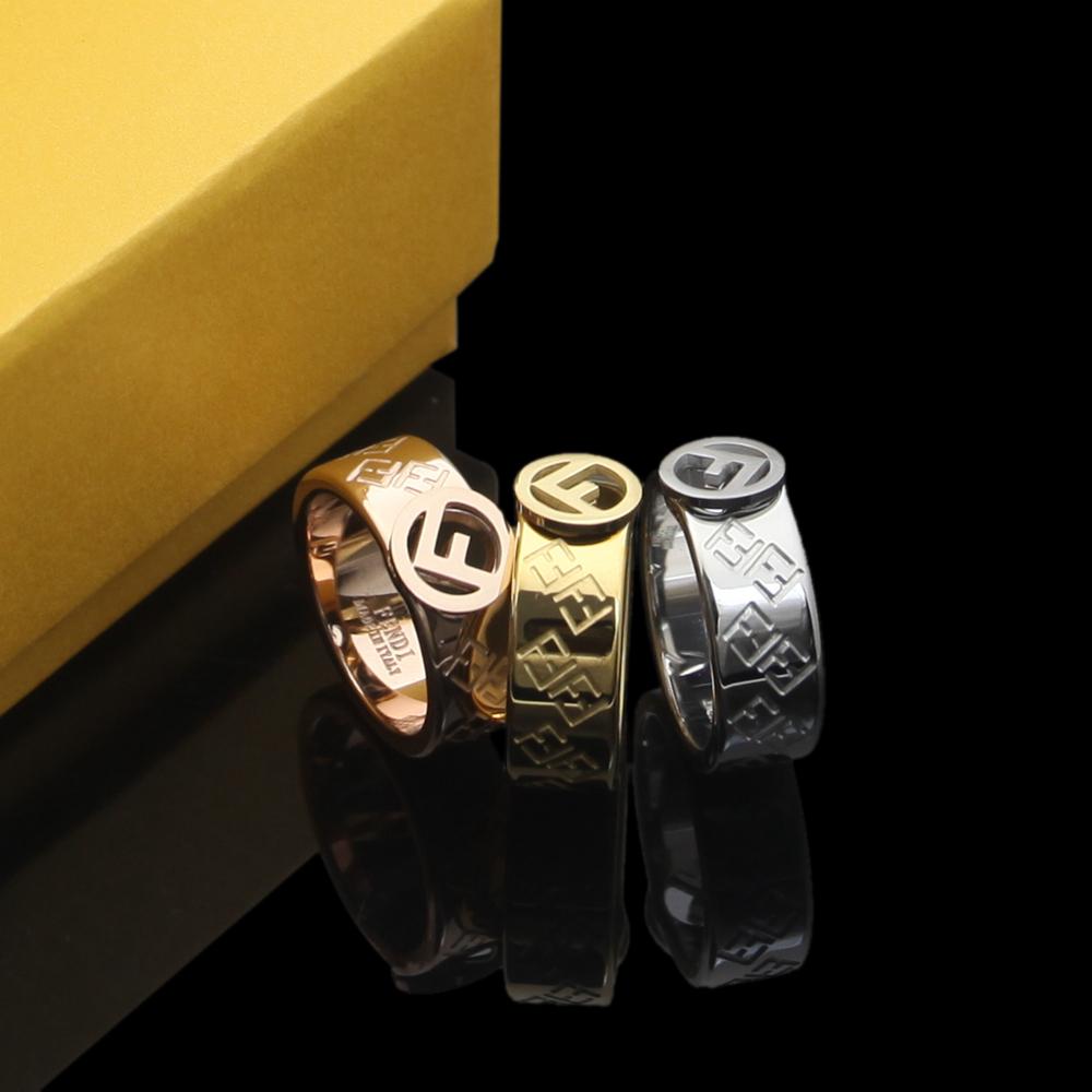 Fendi Initial Brass Ring - DopestKickz