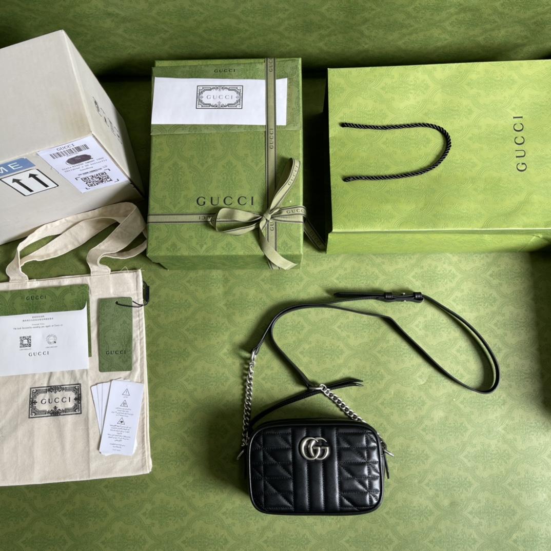 Gucci GG Marmont Mini Shoulder Bag(25-19-7cm) - DopestKickz