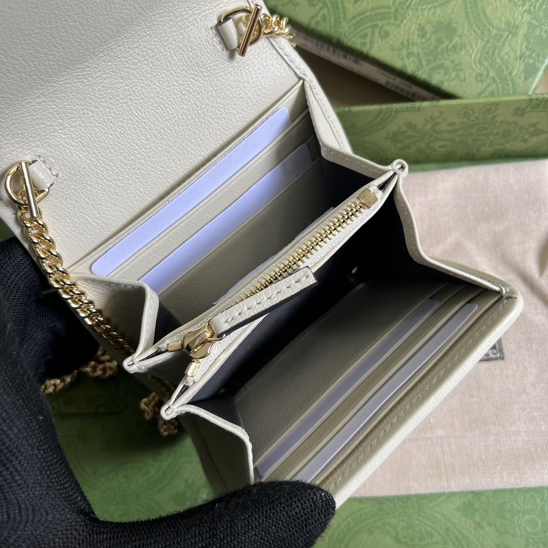 Gucci Blondie Medium Chain Wallet(12.5-11-2.5cm) - DopestKickz