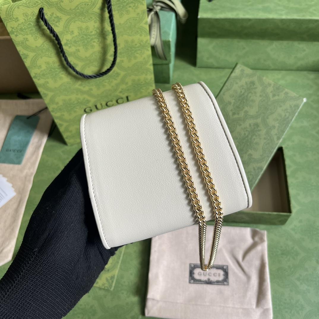 Gucci Blondie Medium Chain Wallet(12.5-11-2.5cm) - DopestKickz