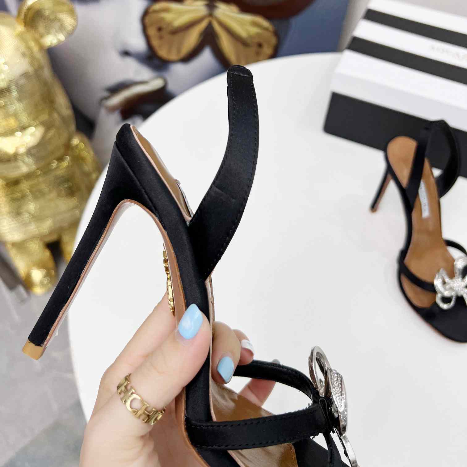 Aquazzura Babe Sandal 105 - DopestKickz