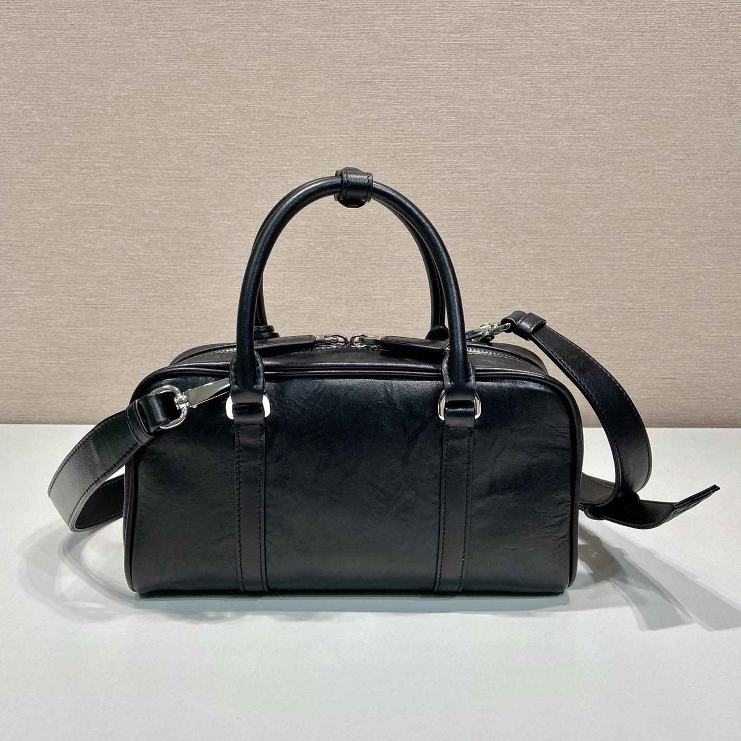 Prada Antique Nappa Leather Multi-pocket Top-handle Bag - DopestKickz