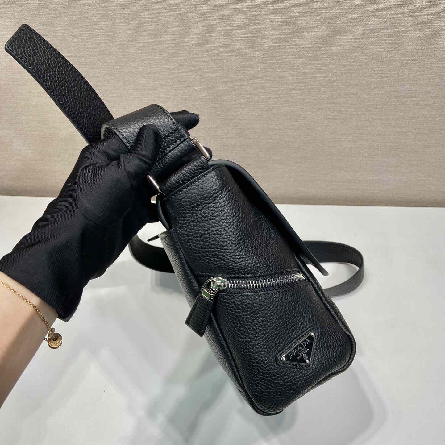 Prada Leather Bag With Shoulder Strap - DopestKickz