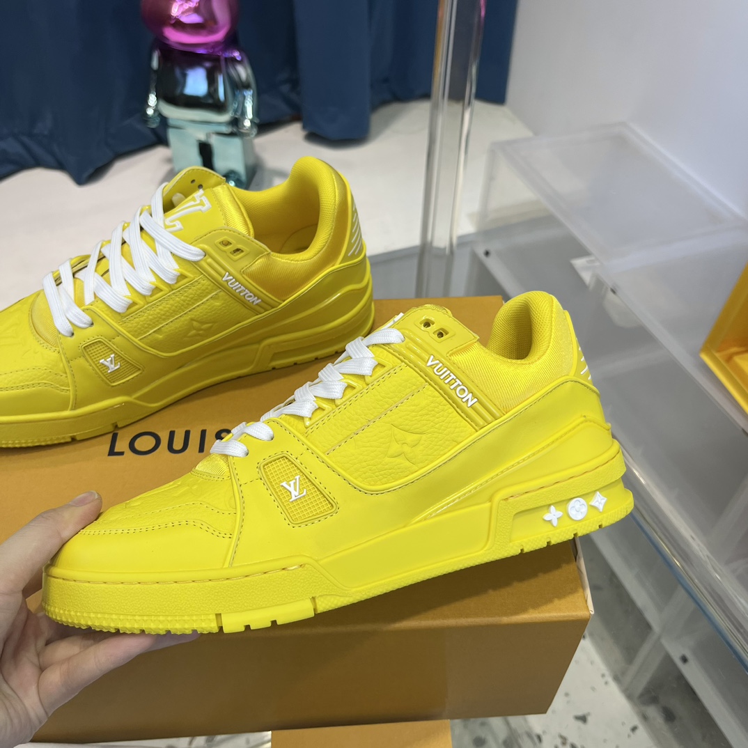 Louis Vuitton Trainer Sneaker (Upon UK Size) - DopestKickz