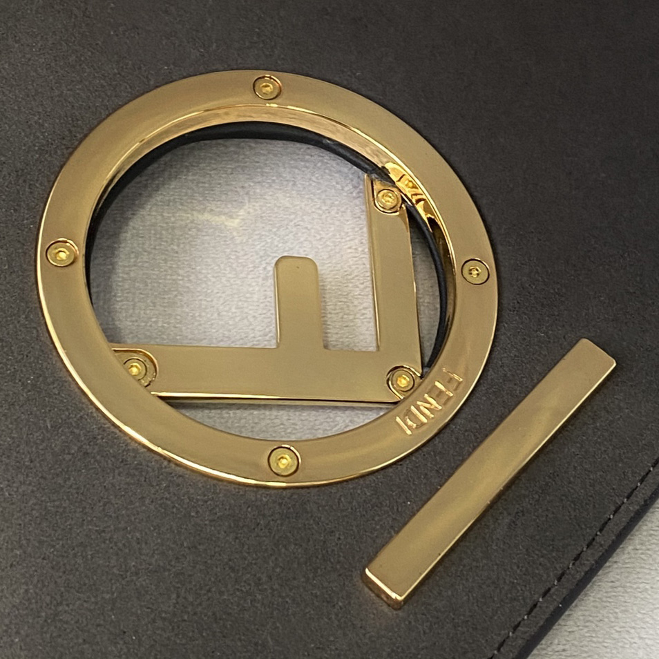 Fendi FF Logo Bottom Shoulder Bag(26cm) - DopestKickz