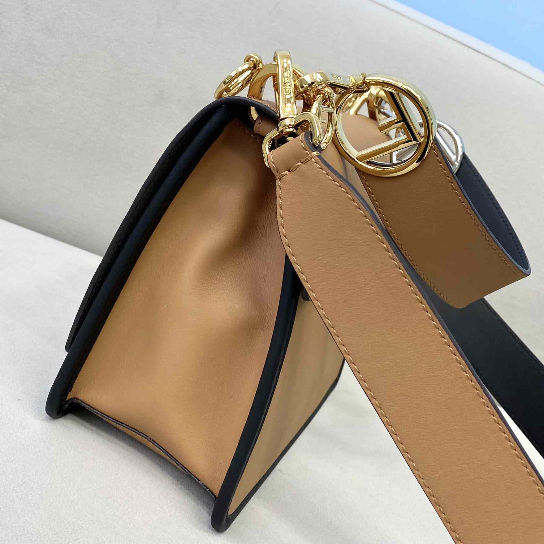 Fendi FF Logo Bottom Shoulder Bag(26cm) - DopestKickz