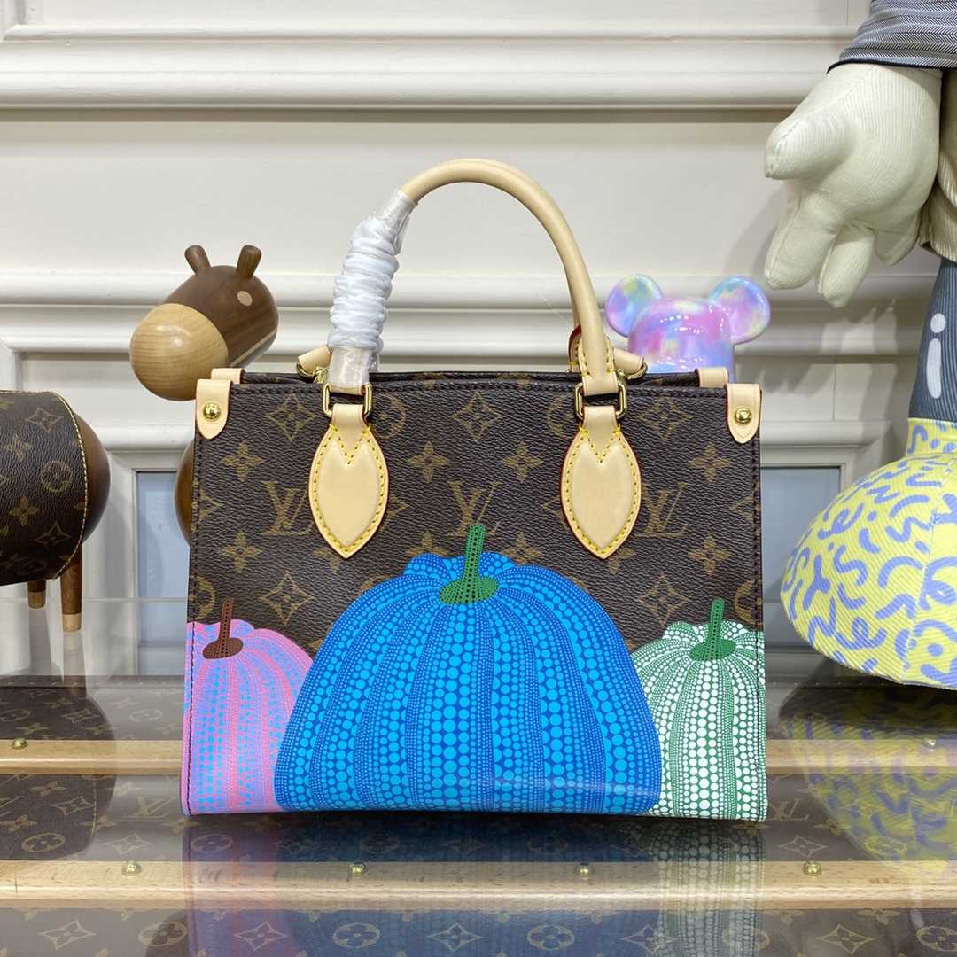 Louis Vuitton LV x YK OnTheGo PM (25*19*11.5cm) M46467 - DopestKickz