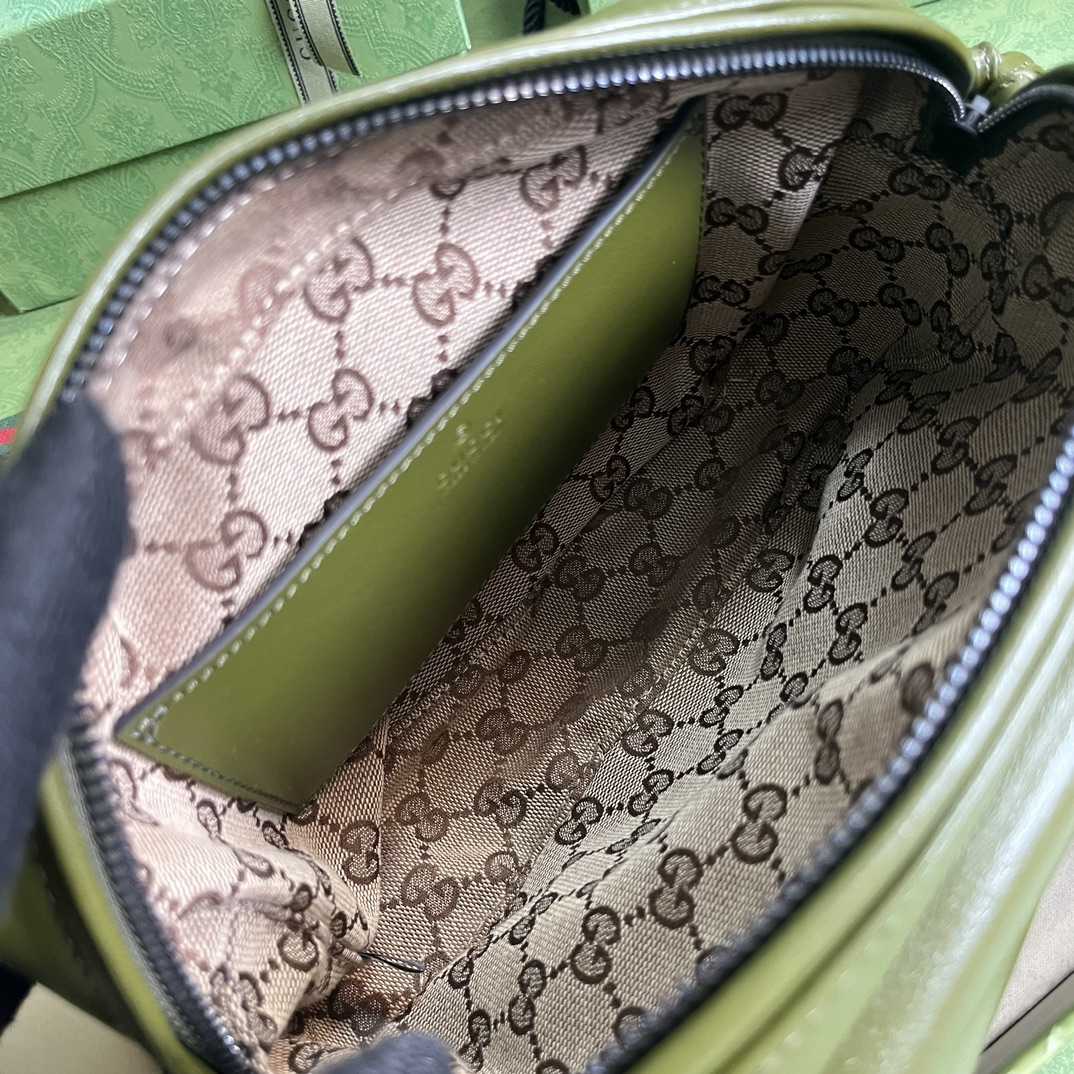Gucci Shoulder Bag With Tonal Double G(23.5-15.5-8cm) - DopestKickz