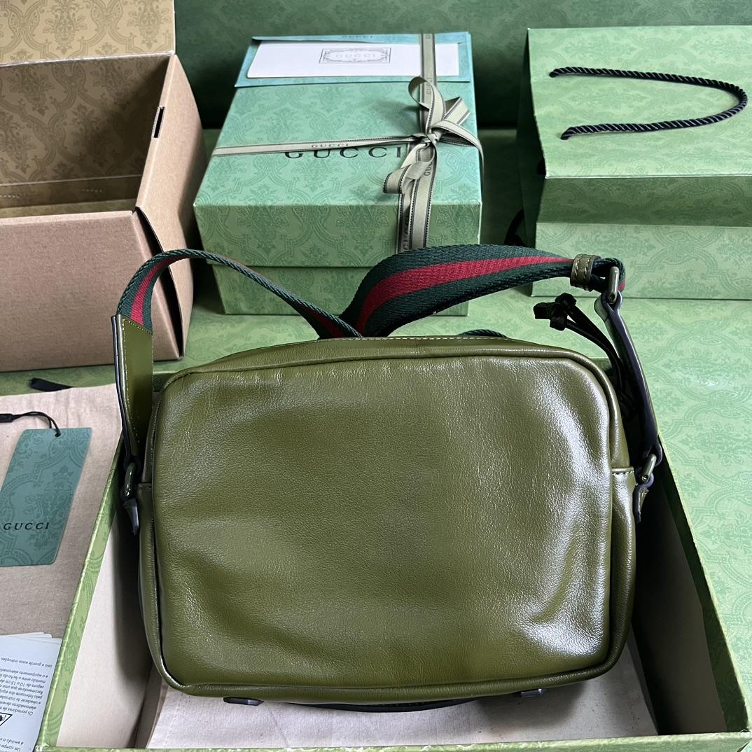 Gucci Shoulder Bag With Tonal Double G(23.5-15.5-8cm) - DopestKickz