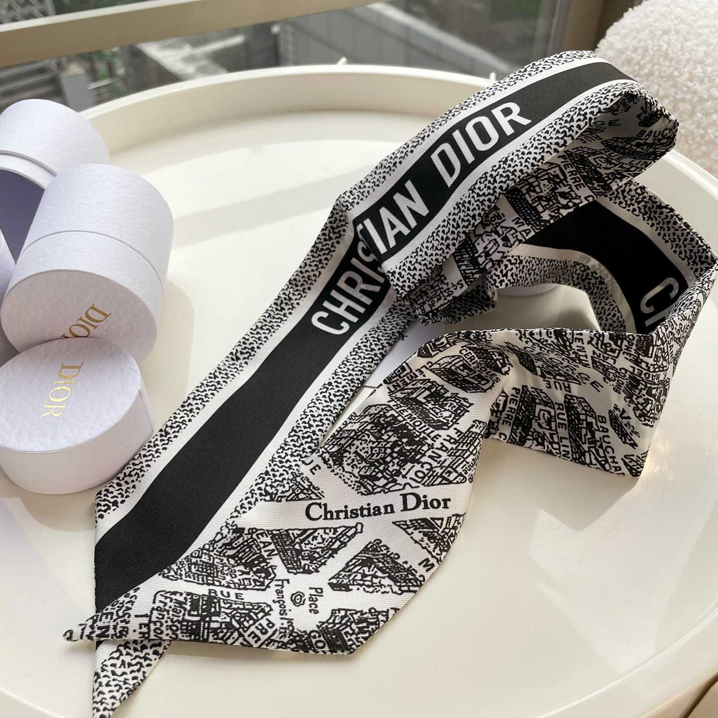 Dior Plan de Paris Mitzah Scarf  - DopestKickz