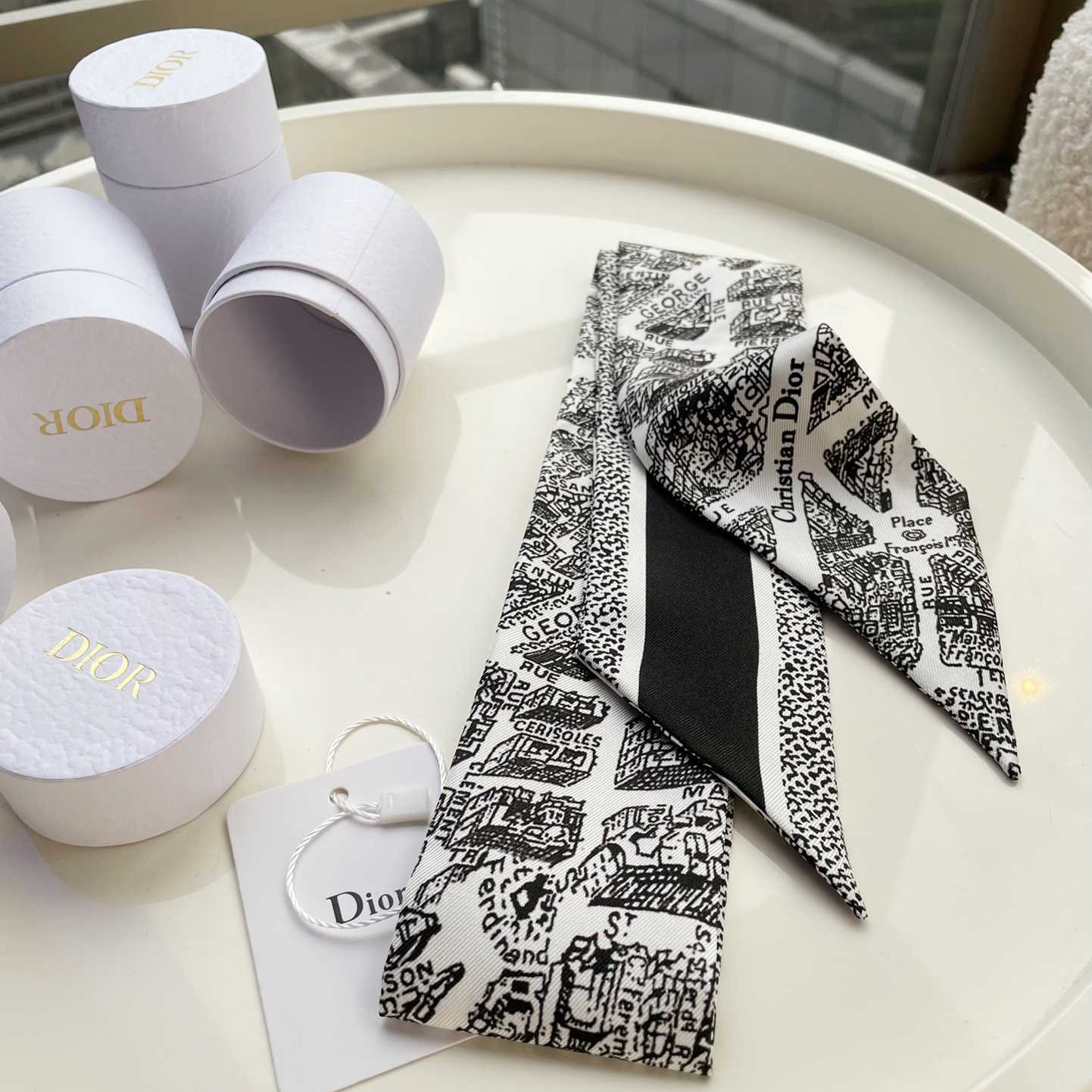 Dior Plan de Paris Mitzah Scarf  - DopestKickz