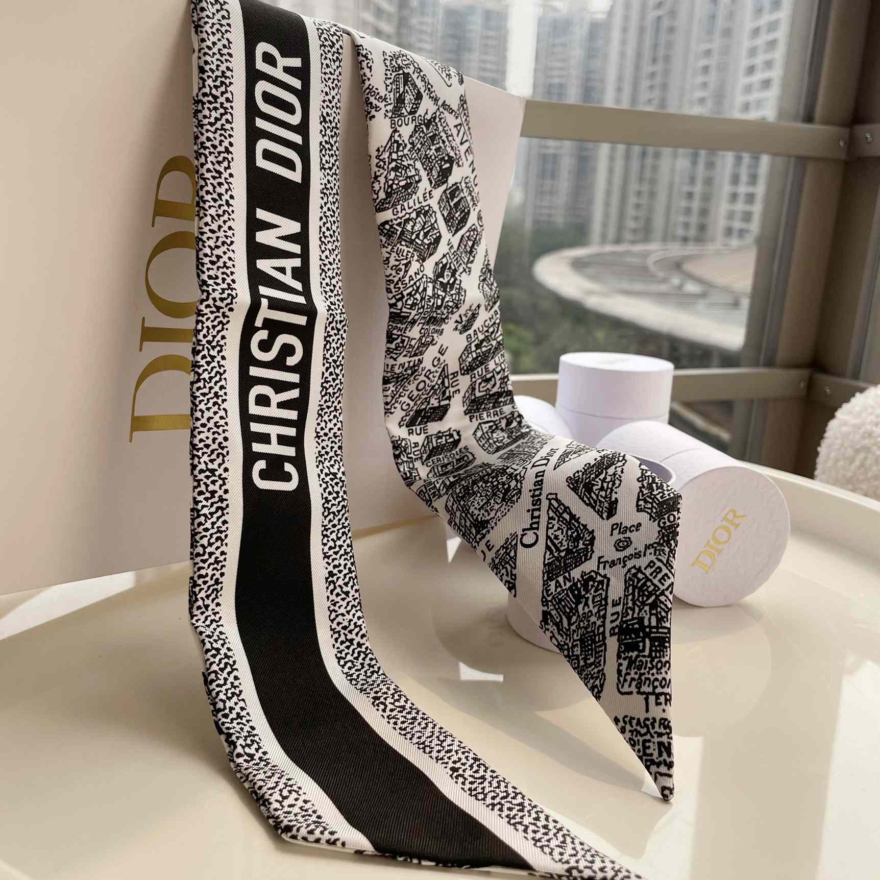 Dior Plan de Paris Mitzah Scarf  - DopestKickz