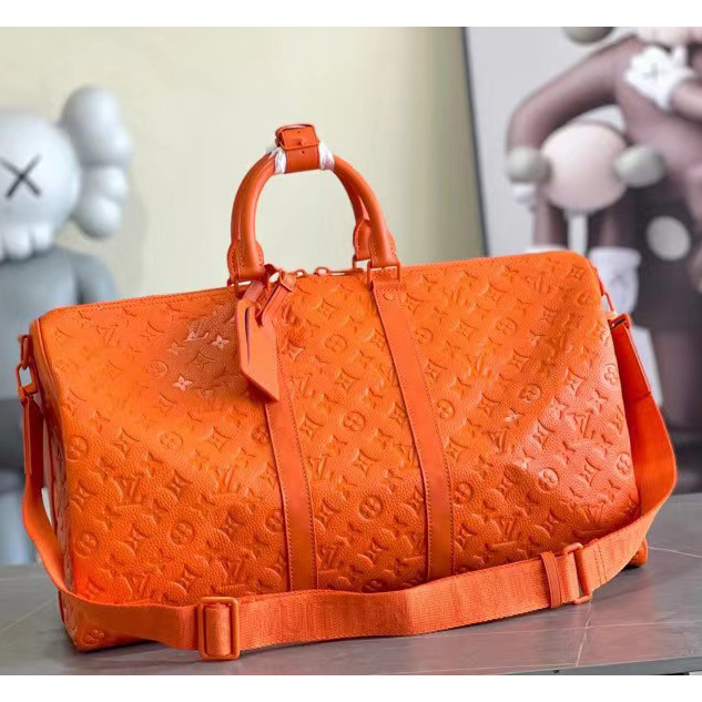 Louis Vuitton Keepall Bandouliere 50 Bag Taurillon Monogram   M20963 - DopestKickz