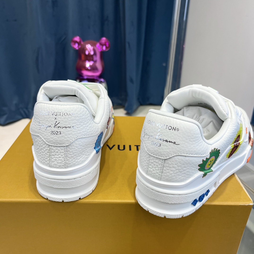 Louis Vuitton LV x YK LV Trainer Sneaker  (upon uk size)      1ABD3I - DopestKickz