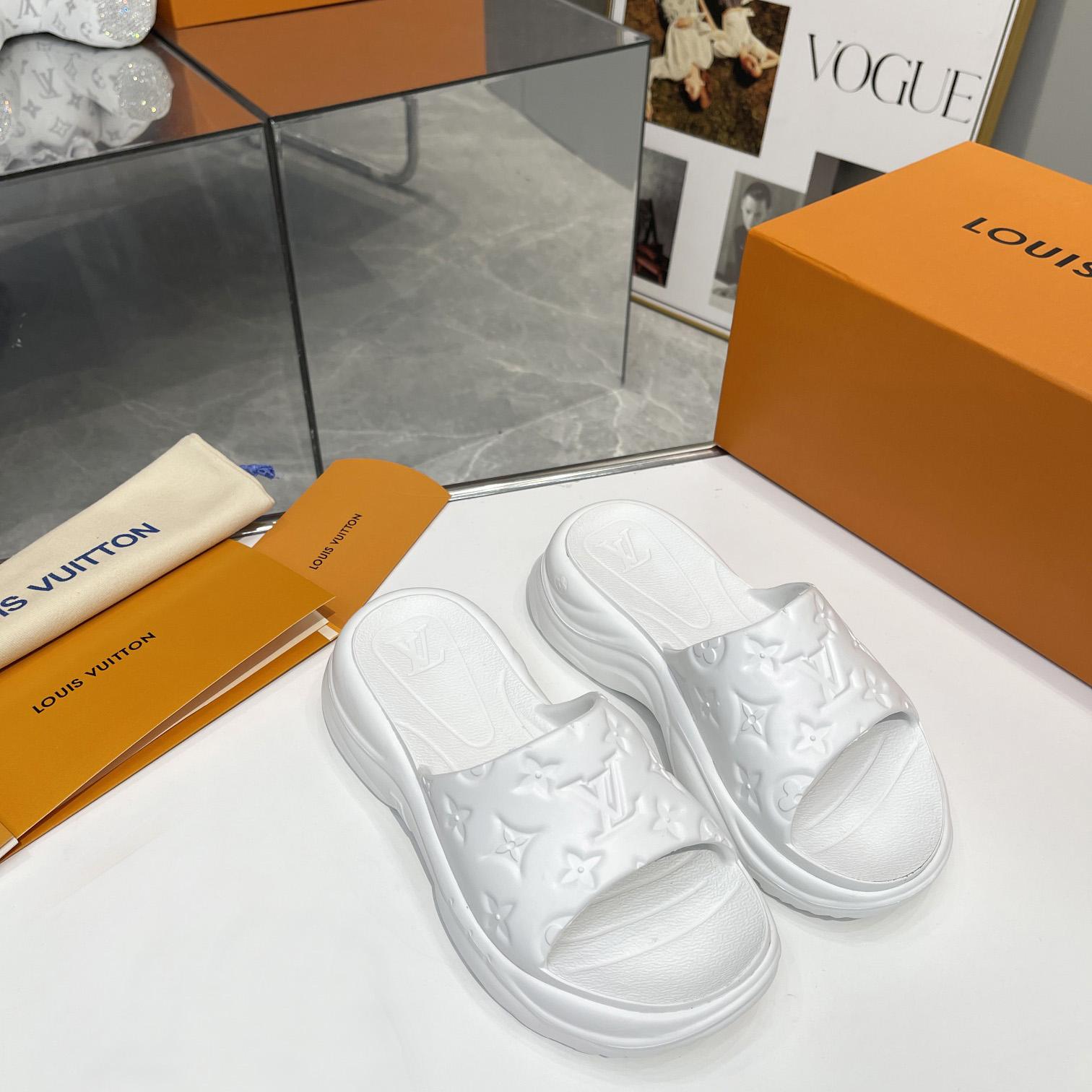 Louis Vuitton Pool 55 Flat Comfort Mule     1AB3FW - DopestKickz