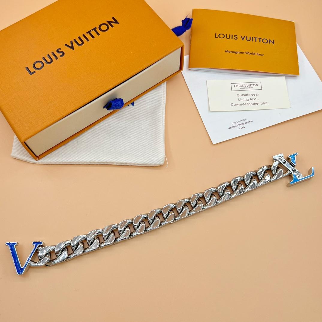 Louis Vuitton LV Chain Bracelet   M0919L - DopestKickz