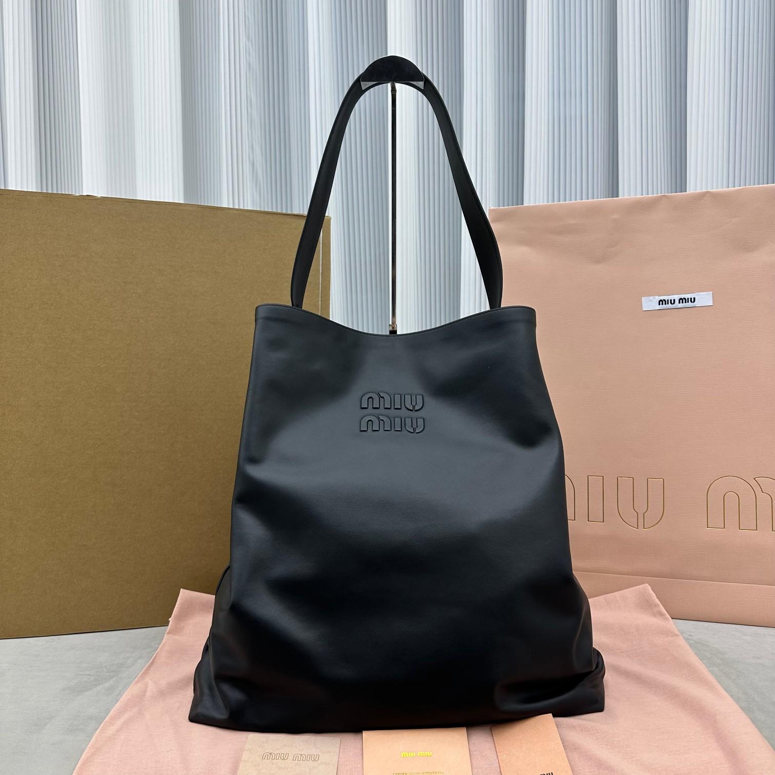 Miu Miu Leather Shoulder Bag  - DopestKickz