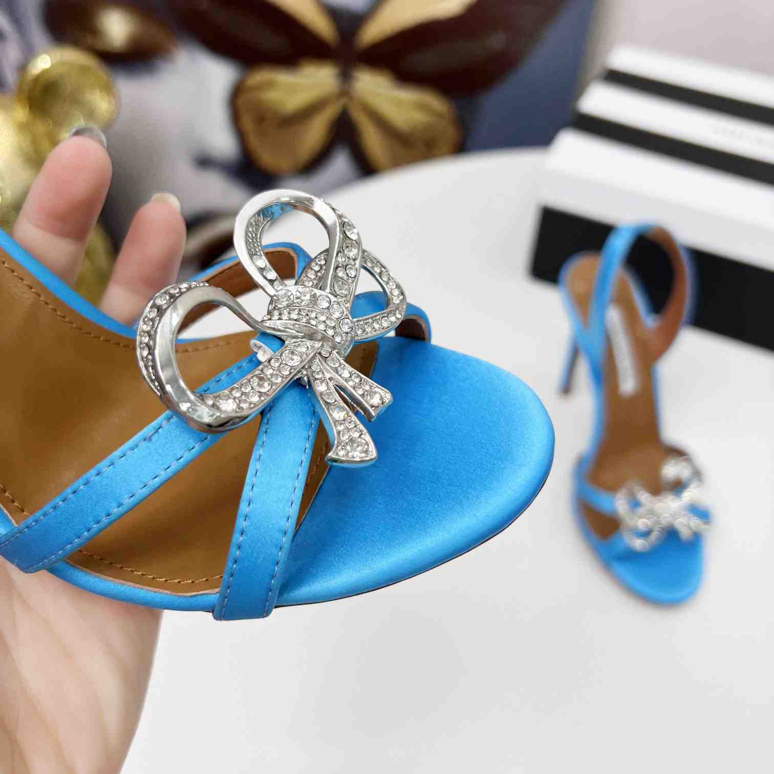 Aquazzura Babe Sandal 105 - DopestKickz