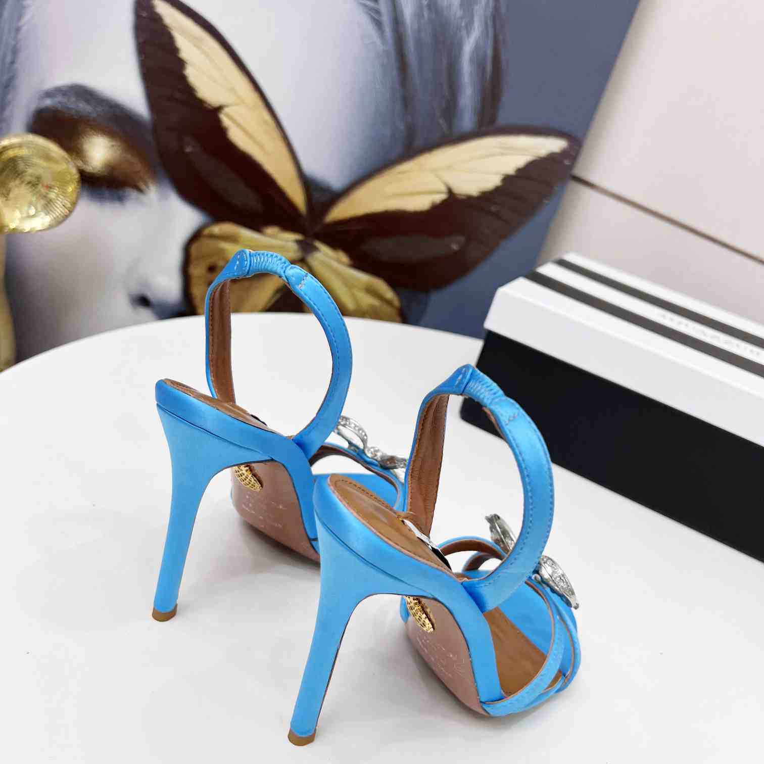 Aquazzura Babe Sandal 105 - DopestKickz