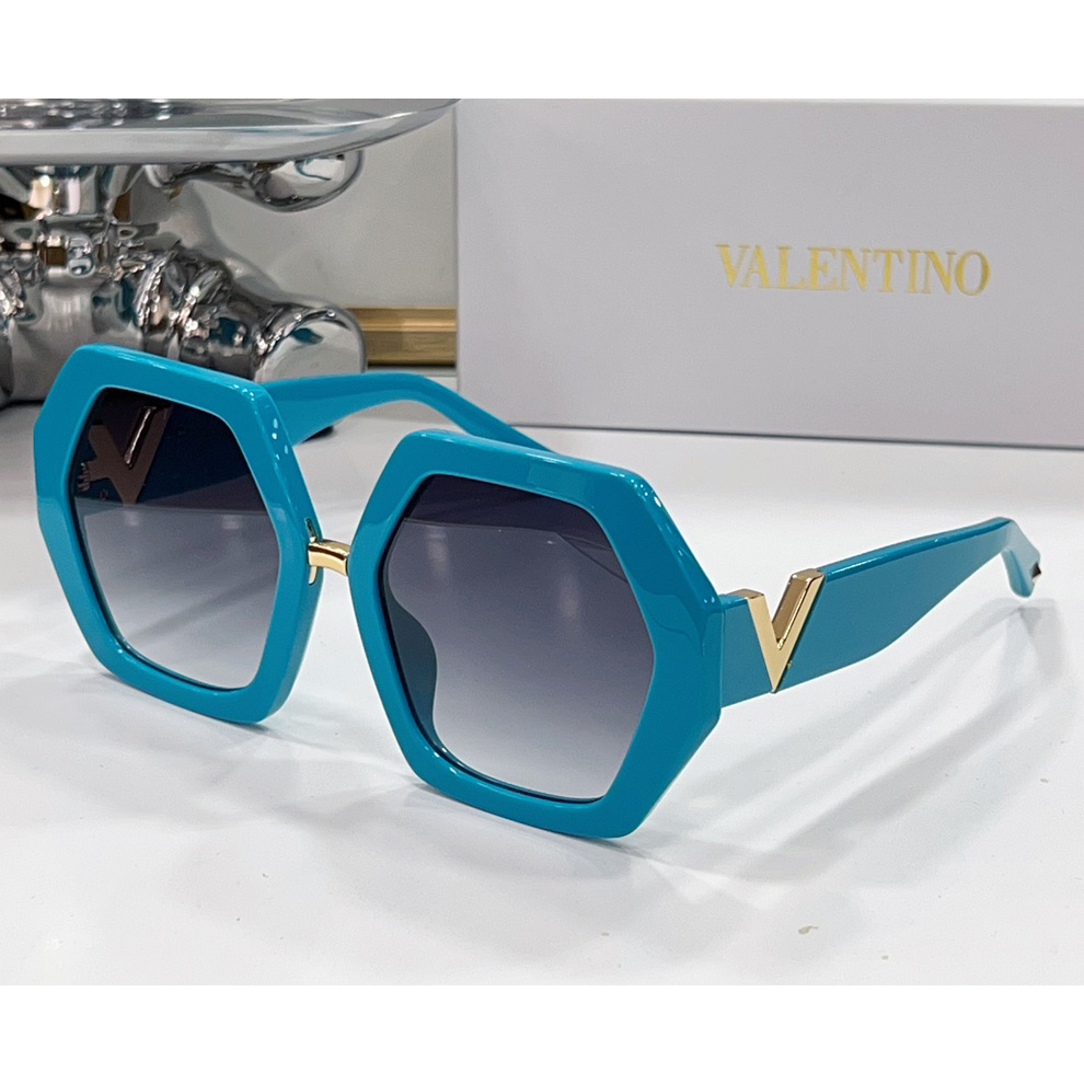 Valenti  VLOGO Hexagonal Oversized-frame Sunglasses  VA4053 - DopestKickz