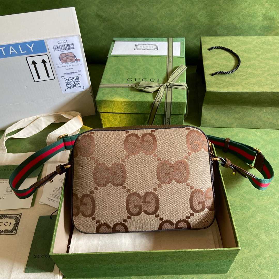 Gucci Jumbo GG Messenger Bag(25.5-20-6cm) - DopestKickz