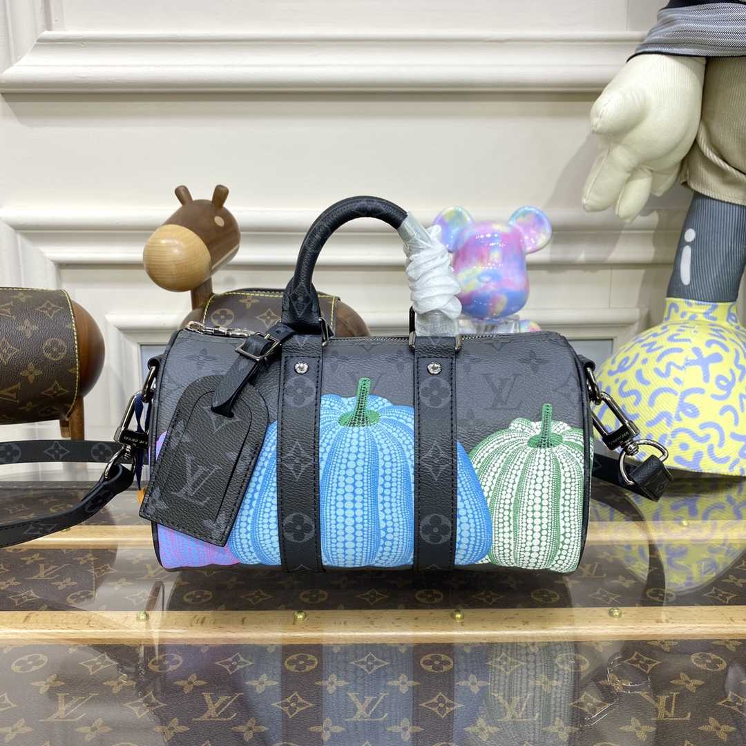 Louis Vuitton LV x YK Keepall 25 (25*15*11cm)   M46437 - DopestKickz