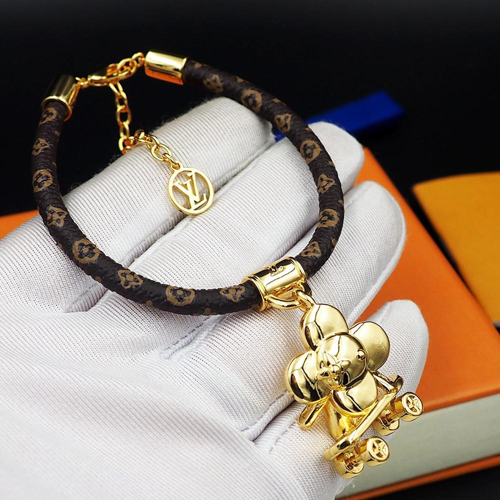 Louis Vuitton Vivienne Kick Flip Bracelet   M1051Z - DopestKickz