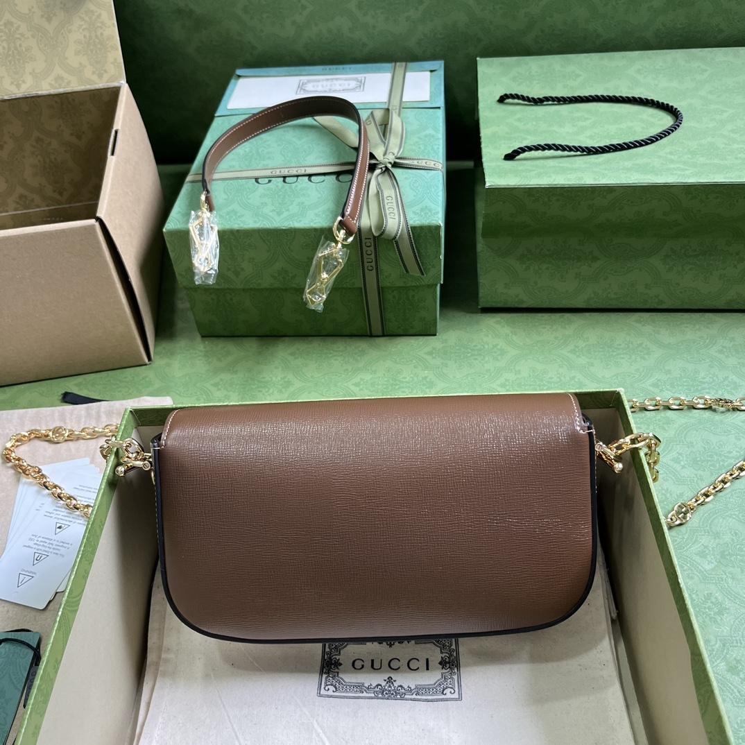 Gucci Horsebit 1955 Small Shoulder Bag(24-13-5cm)   - DopestKickz