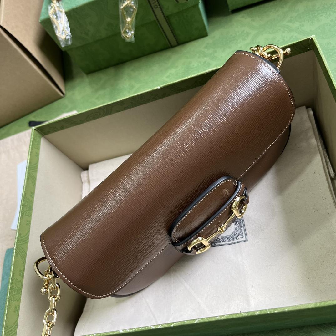 Gucci Horsebit 1955 Small Shoulder Bag(24-13-5cm)   - DopestKickz