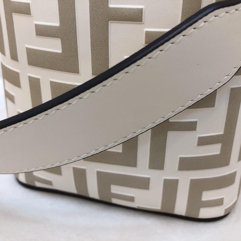 Fendi Mon Tresor Beige Leather Mini-Bag - DopestKickz